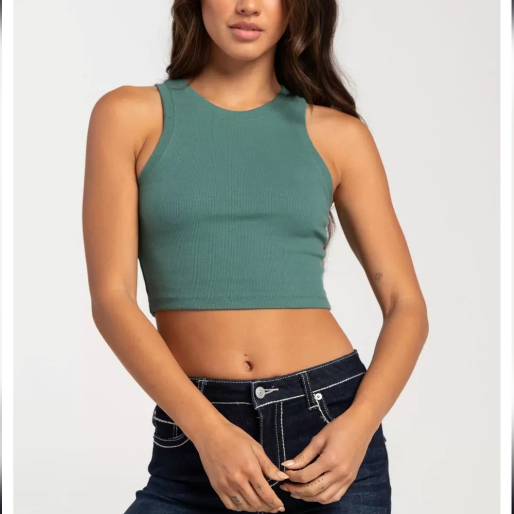 Tillys High Neck Tank Top